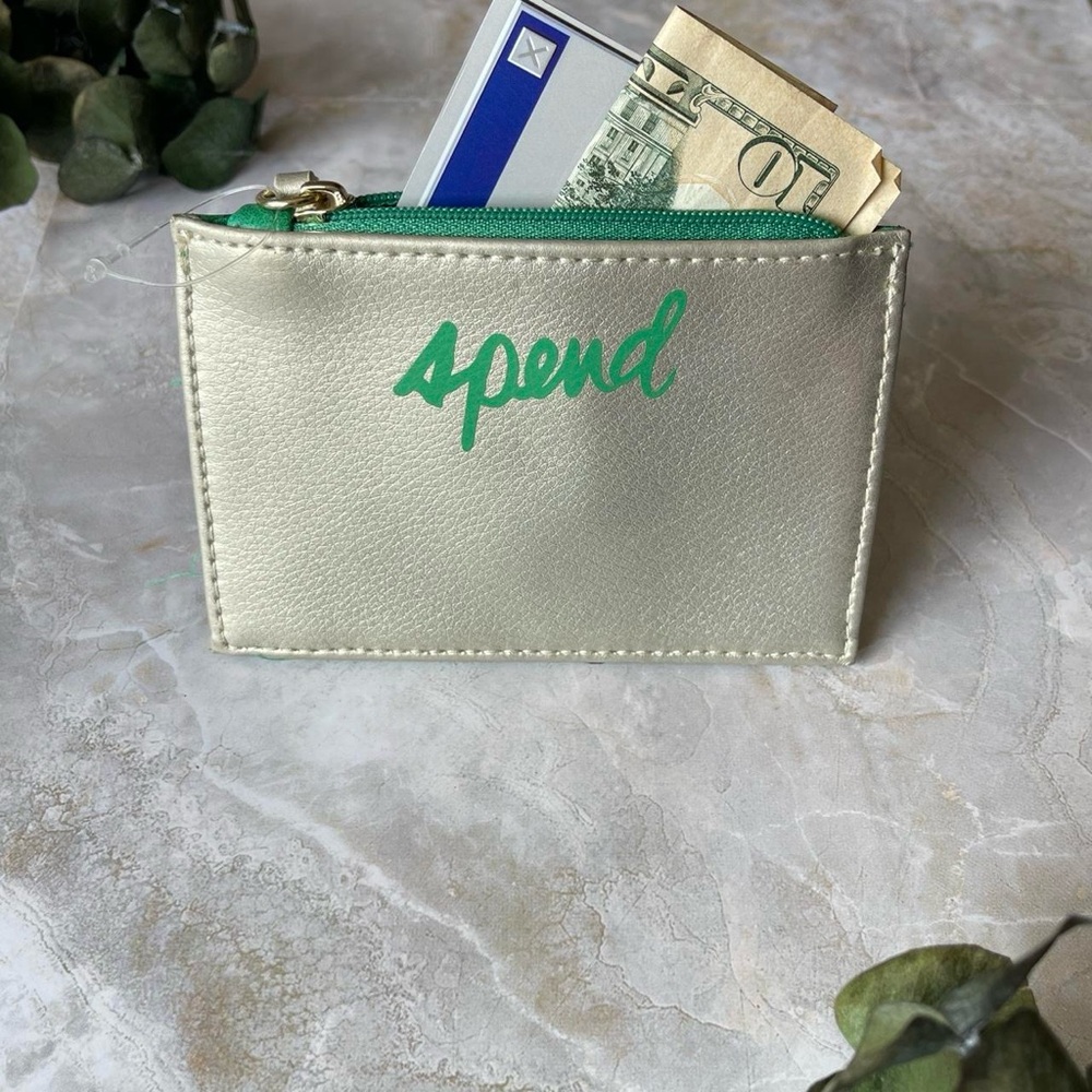 Urban Outfitters Spend/Save Print Card Wallet
